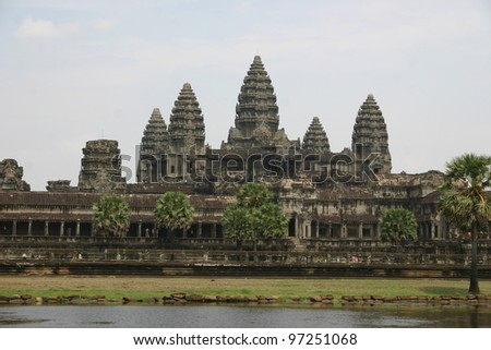 The main temple of Angkor Wat in Cambodia is the number one tourist attraction in the world now.