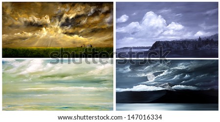Beautiful Image of a Collection Of Landscape paintings to enjoy