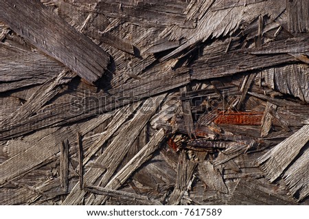 Abstract Close up image of Pressed construction wood for background