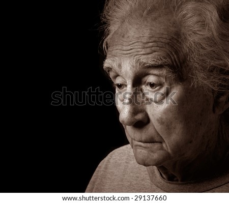 Emotional Image Of an Older man suffering depression