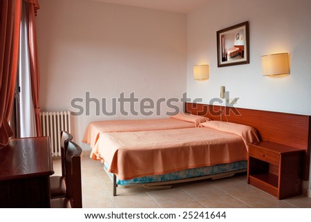 Single room in hotel. Spain