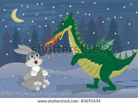 Year of a dragon replaces year of a hare