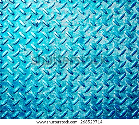 image of diamond plate metal texture background