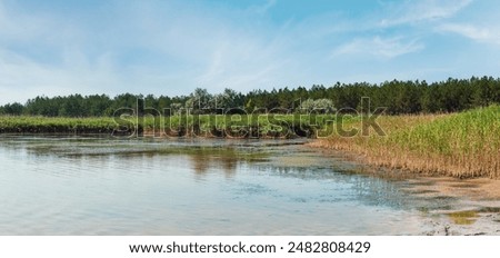 Image, Stock Photo therapeutic lake with iodine and minerals