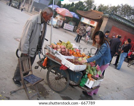 Fruit seller three