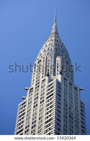 Skyscraper In Manhattan New York City With Slight Vignette Stock Photo ...