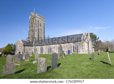 St Mary's Church in Churchstow is 14th century and is a fine example of churches built during this time in the South Hams district. The building is made using local dark slate.