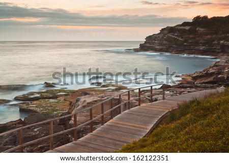 Bondi to Coogee coastal walk, Sydney, Australia.