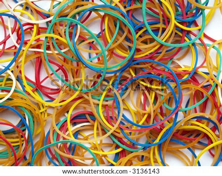 Pile of rubber bands