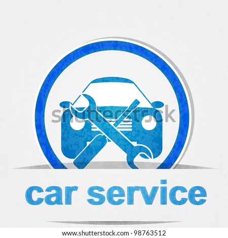 Car Service Icon Stock Vector Illustration 98763512 : Shutterstock