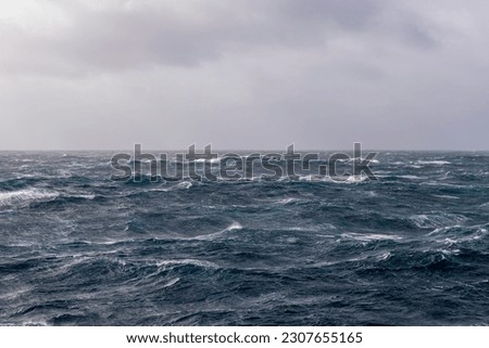 Similar – Image, Stock Photo Stormy Sea Waves on a Cold Autumn Morning Closeup