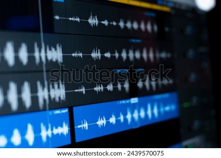 Similar – Image, Stock Photo audio software Waves Music