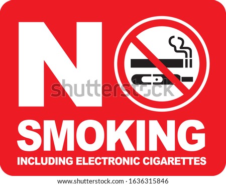 No smoking cigarette sign vector