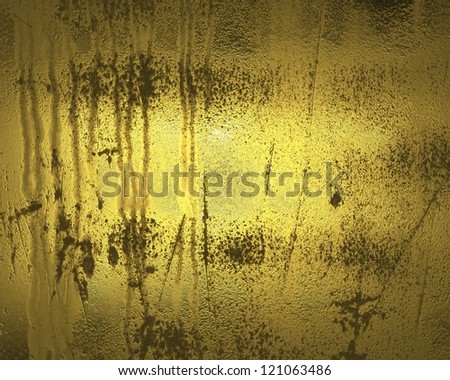 Design template - Old gold wall ( Textured gold background ).