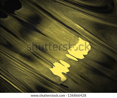Abstract yellow background with wavy black backing. Template design. Template for writing text. Template website