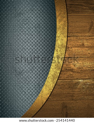 Grunge wooden background with blue texture. Design template. Design for site