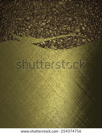 Pattern background of gold metal texture and golden sand texture. Design template. Design for site