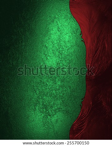 Abstract green red texture. Template design for text. Template for site