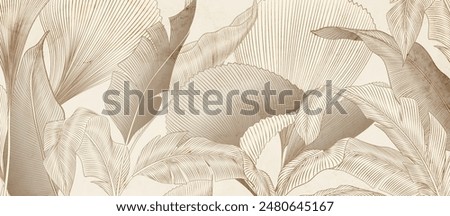 Similar – Image, Stock Photo banana leaf background