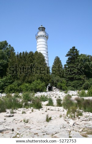 Cana Island lighthouse in Door County