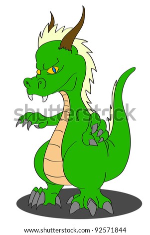 Cartoon Dragon Stock Vector Illustration 92571844 : Shutterstock