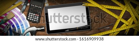 Similar – Image, Stock Photo coloured pencils Workbench