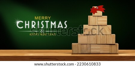 Similar – Image, Stock Photo small wooden christmas tree