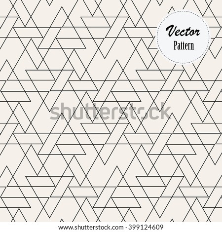 linear triangle vector pattern