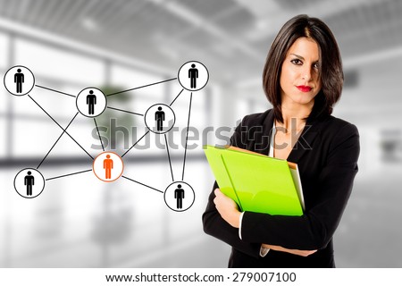 executive business woman team leader