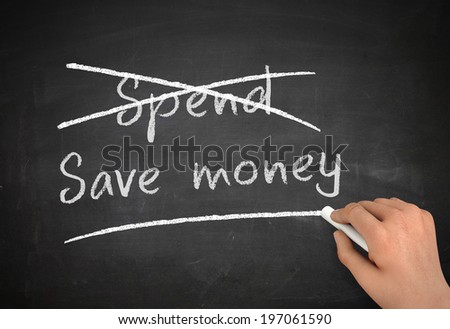 save spend money
