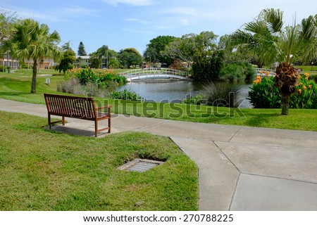 A retirement village park in Southwest Florida.