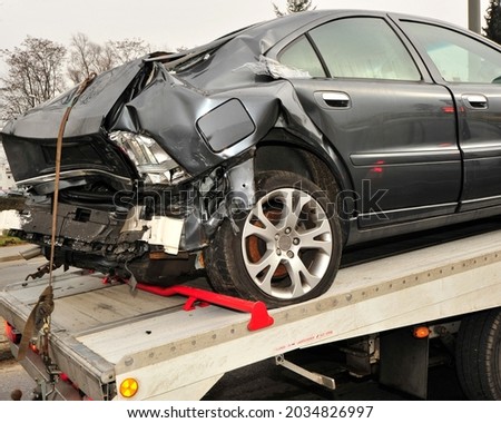 Similar – Image, Stock Photo total loss