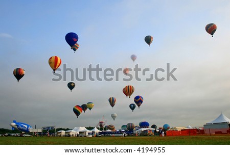 A huge balloon festival in New Jersey