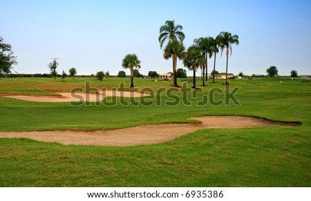 A golf course resort in the United States of America