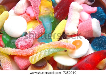 Many Candy And Sweets For Children Stock Photo 7350010 : Shutterstock