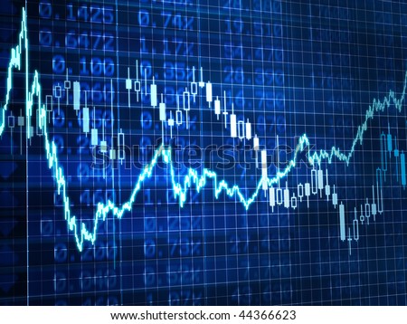 3d Render Stock Market Graph Stock Photo 44366623 : Shutterstock