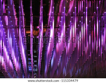 Purple led lights