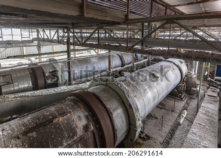Centrifuge in the Inside of an old Baking Soda Factory