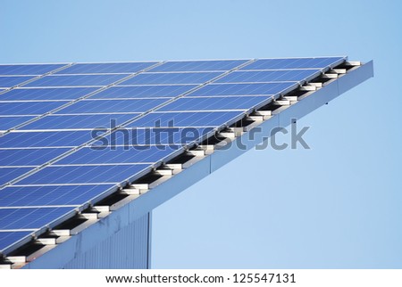 Photovoltaic - Electricity generation with solar panels on the roof