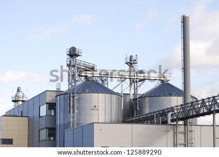 Chemical plant at an industrial site