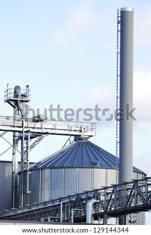 Chemical plant at an industrial site