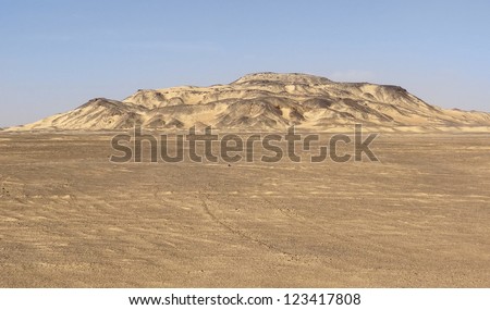 the Libyan Desert in Egypt