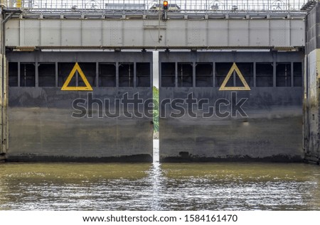 Similar – Image, Stock Photo sluice around Port of Hamburg