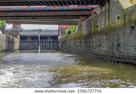 Similar – Image, Stock Photo sluice around Port of Hamburg