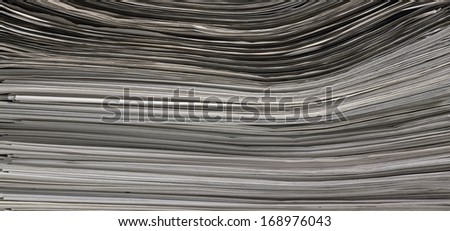 full frame abstract stacked paper background
