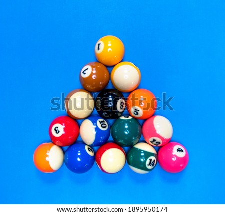 Similar – Image, Stock Photo cue sports scenery