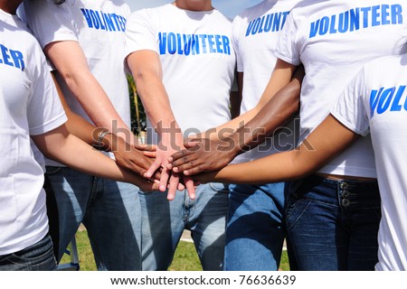 Similar – Image, Stock Photo group of multiethnic girls taking a selfie with smartphone