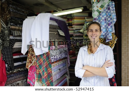 portait of  a proud and confident retail store owner