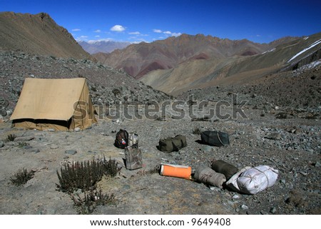 Base Camp, Himalayas - Mountain Climb- Stok Kangri (6,150m / 20,080ft), India