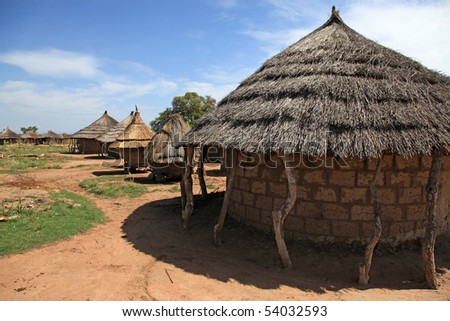 Aketa Camp / Village In Eastern Uganda - The Pearl Of Africa Stock ...